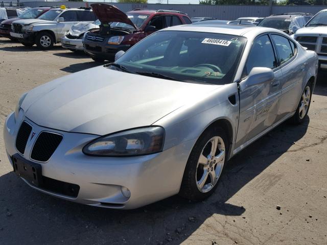 2G2WC58CX61271355 - 2006 PONTIAC GRAND PRIX Сріблястий фото 2