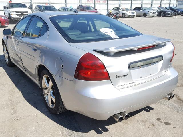 2G2WC58CX61271355 - 2006 PONTIAC GRAND PRIX Сріблястий фото 3