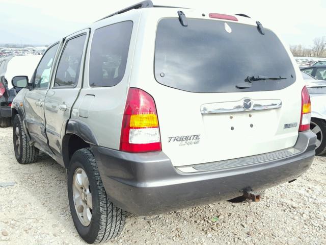 4F2CZ94143KM23795 - 2003 MAZDA TRIBUTE LX TAN photo 3