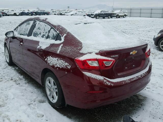 1G1BE5SM6G7239599 - 2016 CHEVROLET CRUZE LT RED photo 3