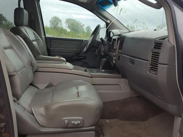 5N1AA08B14N728132 - 2004 NISSAN ARMADA SE GRAY photo 5