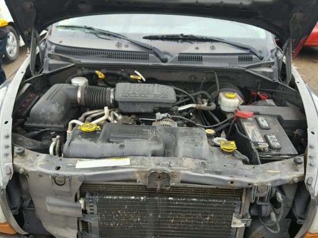 1D7GL32N14S531434 - 2004 DODGE DAKOTA SPO GRAY photo 7