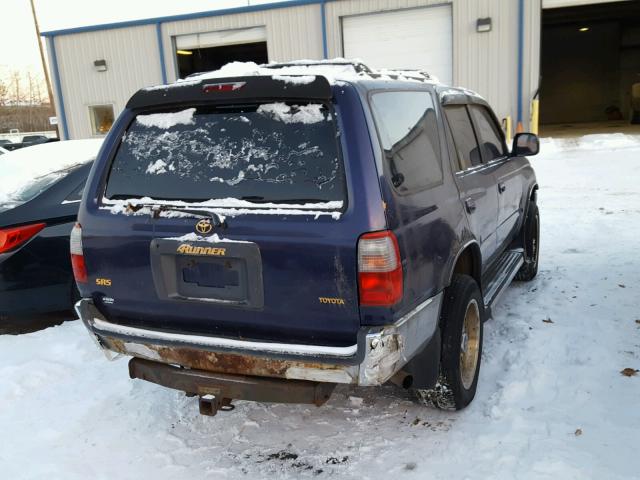 JT3HN86RXW0177662 - 1998 TOYOTA 4RUNNER SR BLUE photo 4