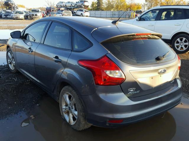 1FADP3K20EL153311 - 2014 FORD FOCUS SE GRAY photo 3