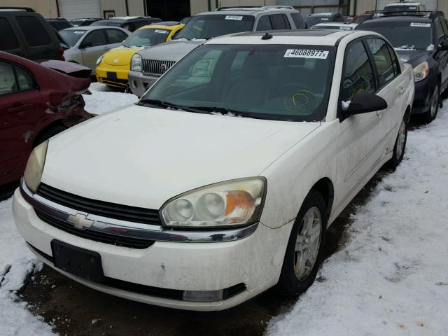 1G1ZU54874F212561 - 2004 CHEVROLET MALIBU LT WHITE photo 2