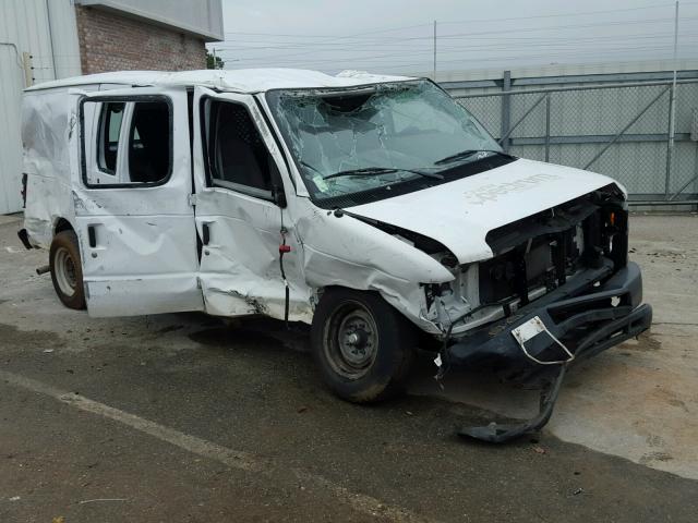 1FTNE1EW7BDA81858 - 2011 FORD ECONOLINE WHITE photo 1