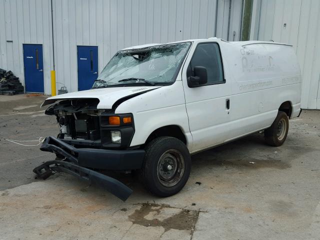 1FTNE1EW7BDA81858 - 2011 FORD ECONOLINE WHITE photo 2