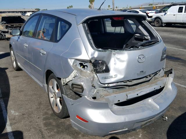 JM1BK343061400247 - 2006 MAZDA 3 HATCHBAC SILVER photo 3