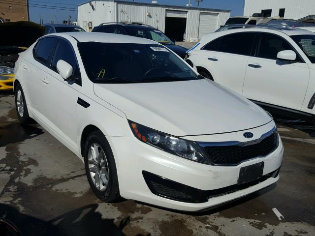 KNAGM4A78B5184631 - 2011 KIA OPTIMA LX WHITE photo 1