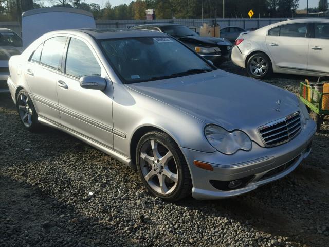 WDBRF52H87E026315 - 2007 MERCEDES-BENZ C 230 SILVER photo 1