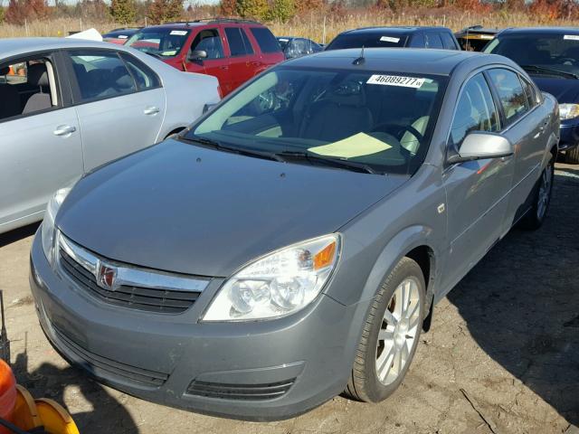 1G8ZS57N67F257715 - 2007 SATURN AURA XE SILVER photo 2