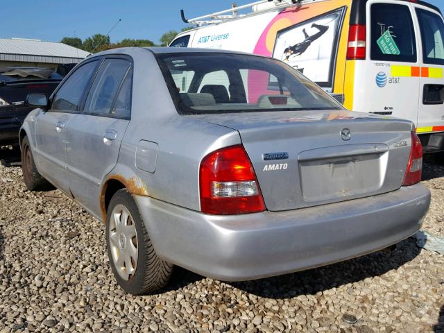 JM1BJ225910442223 - 2001 MAZDA PROTEGE LX SILVER photo 3