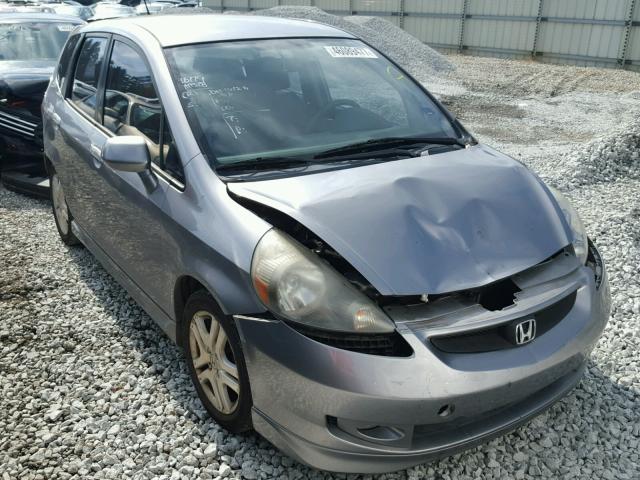 JHMGD37608S042729 - 2008 HONDA FIT SPORT GRAY photo 9