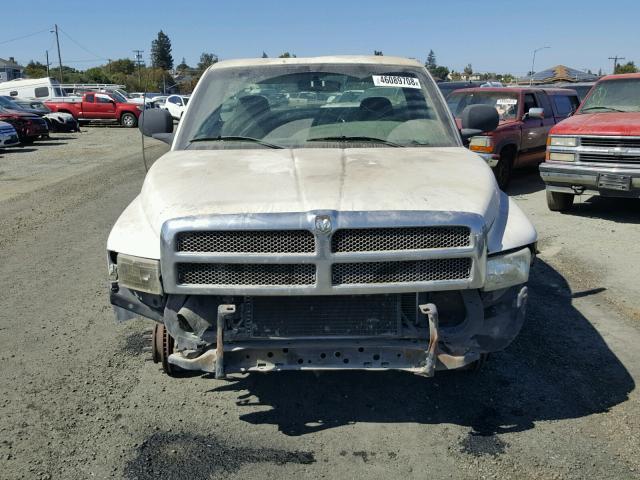 3B6KF26Z0WM260711 - 1998 DODGE RAM 2500 WHITE photo 9