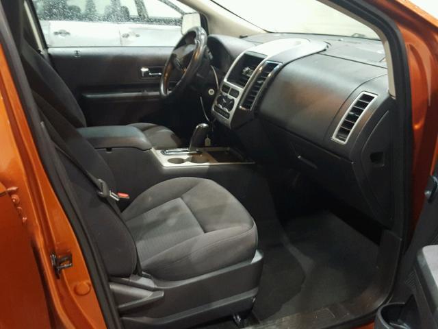 2FMDK48C77BB17709 - 2007 FORD EDGE ORANGE photo 5