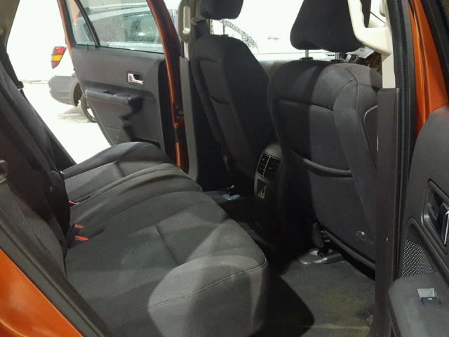 2FMDK48C77BB17709 - 2007 FORD EDGE ORANGE photo 6