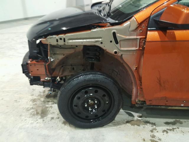 2FMDK48C77BB17709 - 2007 FORD EDGE ORANGE photo 9