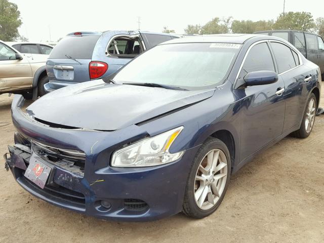 1N4AA5AP4DC819825 - 2013 NISSAN MAXIMA BLUE photo 2