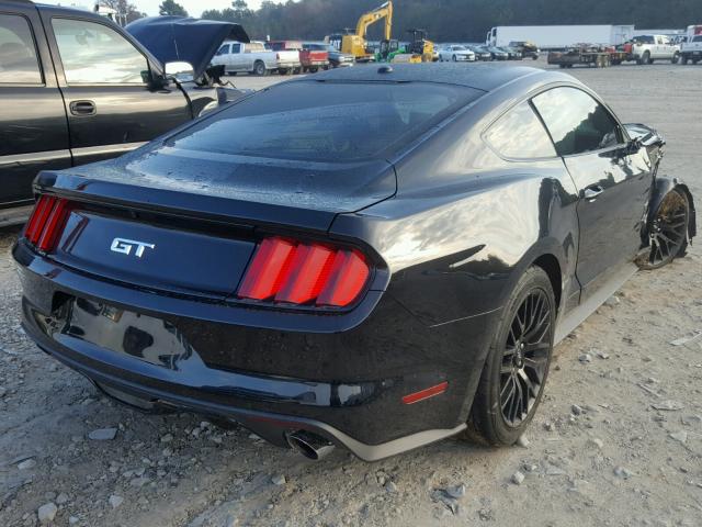 1FA6P8CF4F5341696 - 2015 FORD MUSTANG GT BLACK photo 4