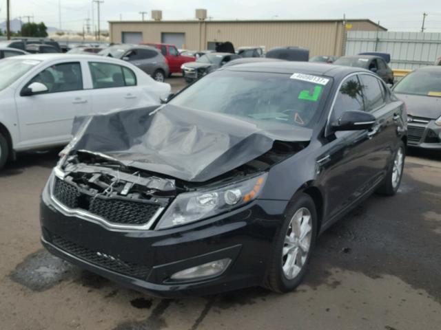 5XXGN4A76CG038869 - 2012 KIA OPTIMA EX BLACK photo 2