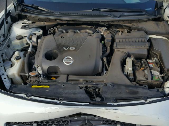 1N4AA51E89C806887 - 2009 NISSAN MAXIMA S WHITE photo 7