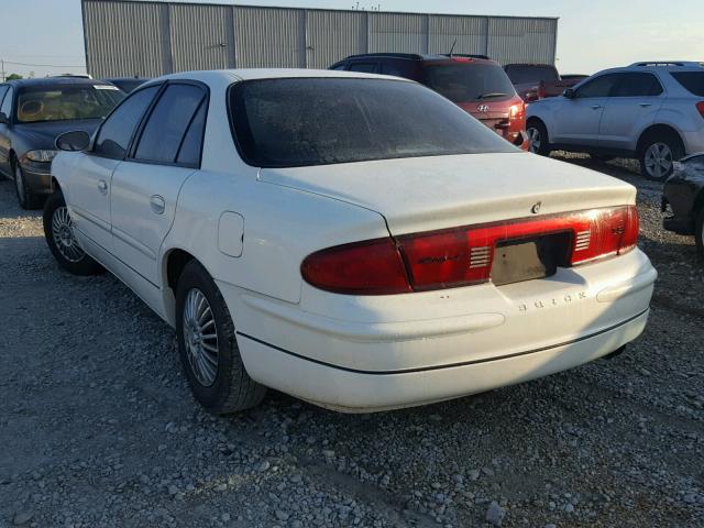 2G4WB52K621107797 - 2002 BUICK REGAL LS WHITE photo 3