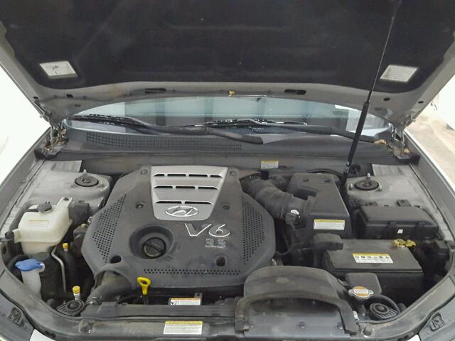 5NPEU46F56H044360 - 2006 HYUNDAI SONATA GLS SILVER photo 7