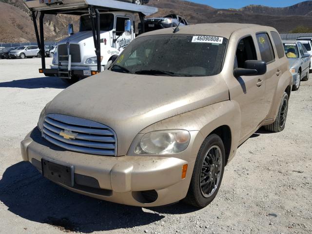 3GNDA13D38S534186 - 2008 CHEVROLET HHR LS GOLD photo 2