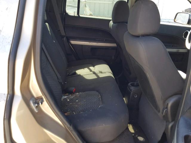 3GNDA13D38S534186 - 2008 CHEVROLET HHR LS GOLD photo 6