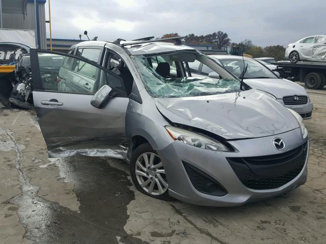 JM1CW2BL2C0103021 - 2012 MAZDA 5 SILVER photo 1