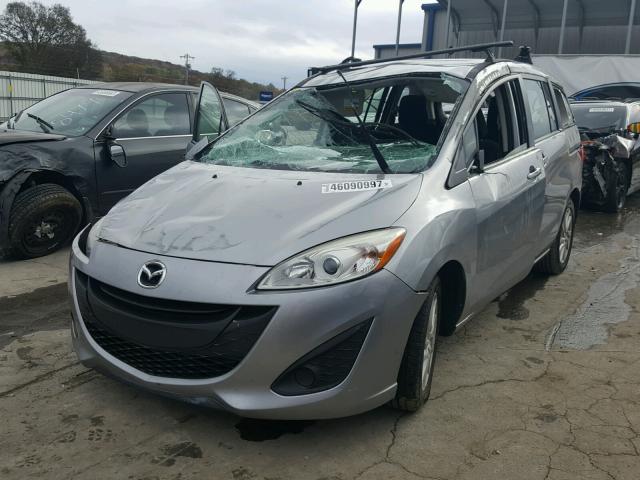 JM1CW2BL2C0103021 - 2012 MAZDA 5 SILVER photo 2