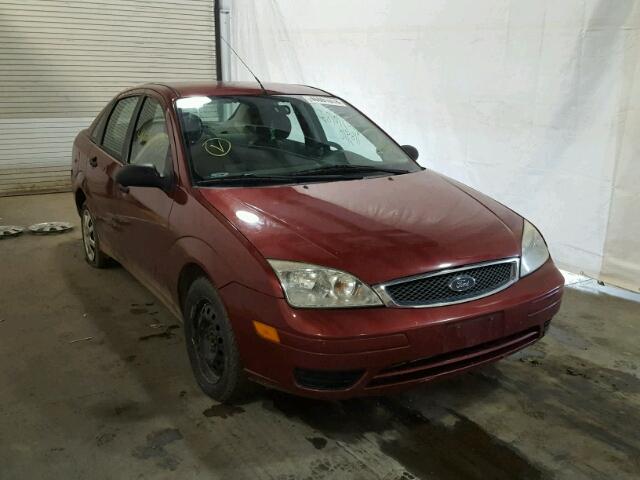 1FAFP34N05W199820 - 2005 FORD FOCUS ZX4 RED photo 1