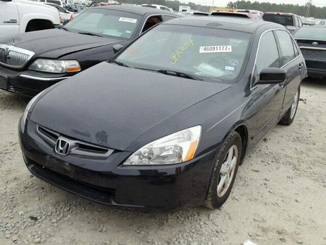 1HGCM56815A066183 - 2005 HONDA ACCORD EX BLACK photo 2