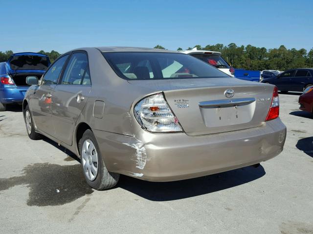 4T1BE32K73U230721 - 2003 TOYOTA CAMRY TAN photo 3