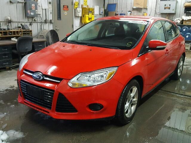 1FADP3K21DL158595 - 2013 FORD FOCUS RED photo 2