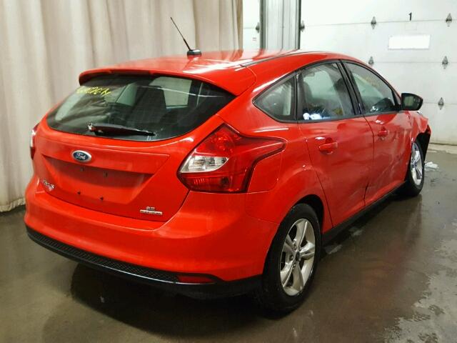 1FADP3K21DL158595 - 2013 FORD FOCUS RED photo 4