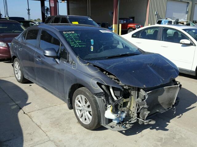 2HGFB2F8XCH608364 - 2012 HONDA CIVIC EX GRAY photo 1