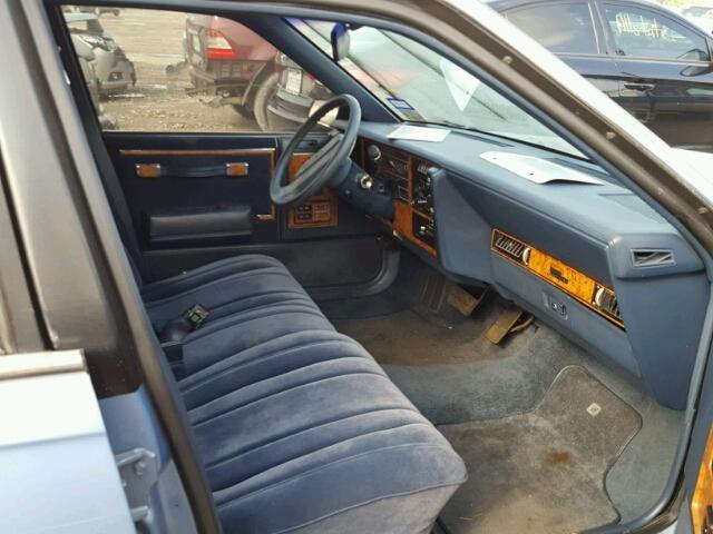 1G4AL51N7KT447828 - 1989 BUICK CENTURY LI BLUE photo 5