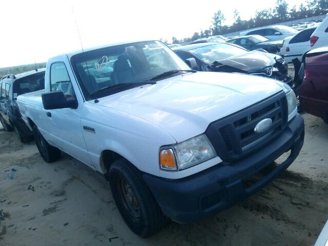 1FTYR10D06PA87710 - 2006 FORD RANGER WHITE photo 1