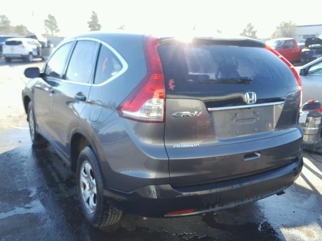 3CZRM3H35DG706940 - 2013 HONDA CR-V LX GRAY photo 3