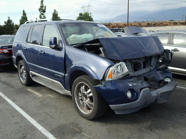 5LMEU68H14ZJ28328 - 2004 LINCOLN AVIATOR 蓝色 照片 1