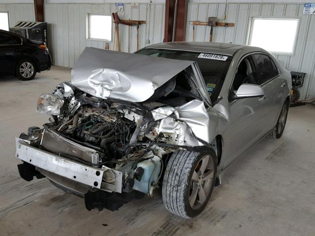 1G1ZC5E09CF354968 - 2012 CHEVROLET MALIBU 1LT SILVER photo 2