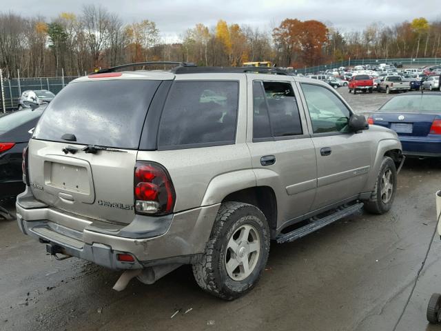 1GNDT13S532339607 - 2003 CHEVROLET TRAILBLAZE GOLD photo 4