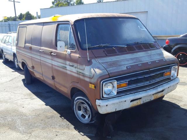 B21BF8X160583 - 1978 DODGE VAN BROWN photo 1