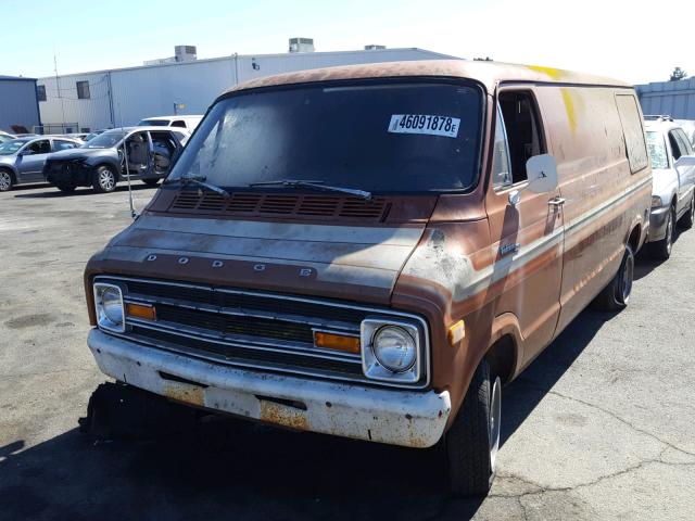 B21BF8X160583 - 1978 DODGE VAN BROWN photo 2