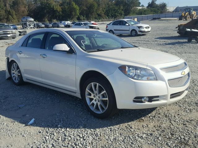 1G1ZE5E04CF262399 - 2012 CHEVROLET MALIBU LTZ WHITE photo 1