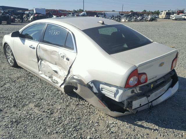 1G1ZE5E04CF262399 - 2012 CHEVROLET MALIBU LTZ WHITE photo 3