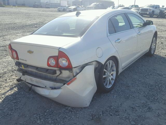 1G1ZE5E04CF262399 - 2012 CHEVROLET MALIBU LTZ WHITE photo 4