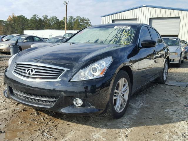 JN1CV6AR8DM758202 - 2013 INFINITI G37 BLACK photo 2