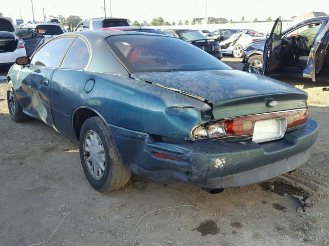 1G4GD221XT4707930 - 1996 BUICK RIVIERA GREEN photo 3